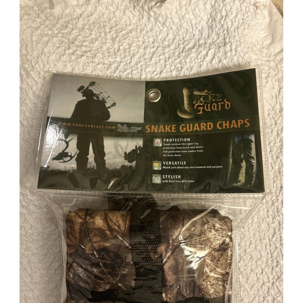 ForEverlast Snake Guard Chaps, Camouflage- Hunting Gear With Full Protection